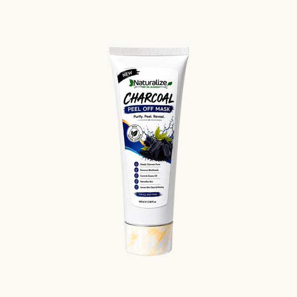 Charcoal Peel Off Mask by Naturalize - acne control skincare product for acne & oil control