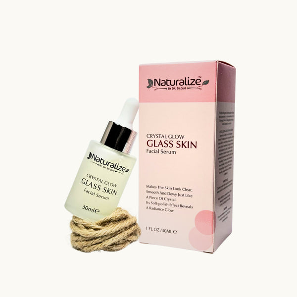 Crystal Glow Glass Skin Facial Serum by Naturalize - pigmentation treatment skincare product for pigmentation & brightening