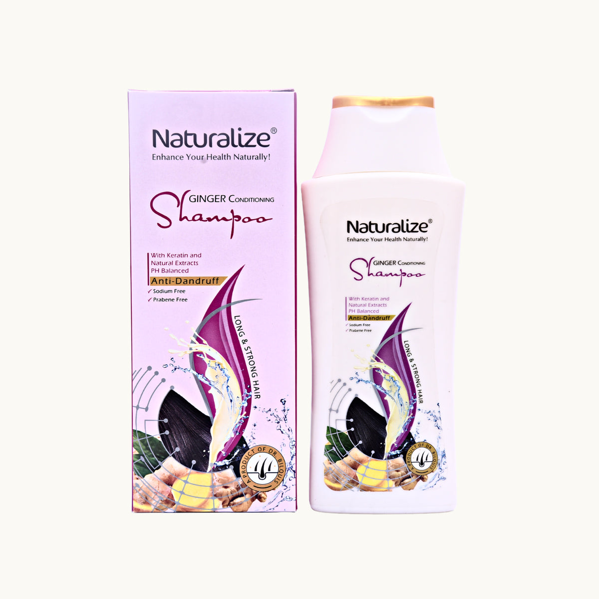 Ginger Conditioning Shampoo by Naturalize - hair growth care product for hair care