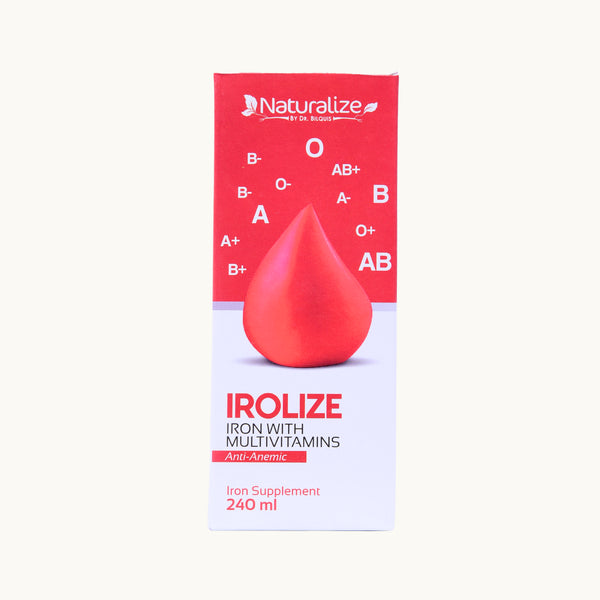 Irolize by Naturalize - iron supplement product for supplements