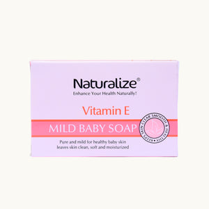Mild Baby Soap Vitamin E by Naturalize - vitamin c skincare product for vitamin c & glow