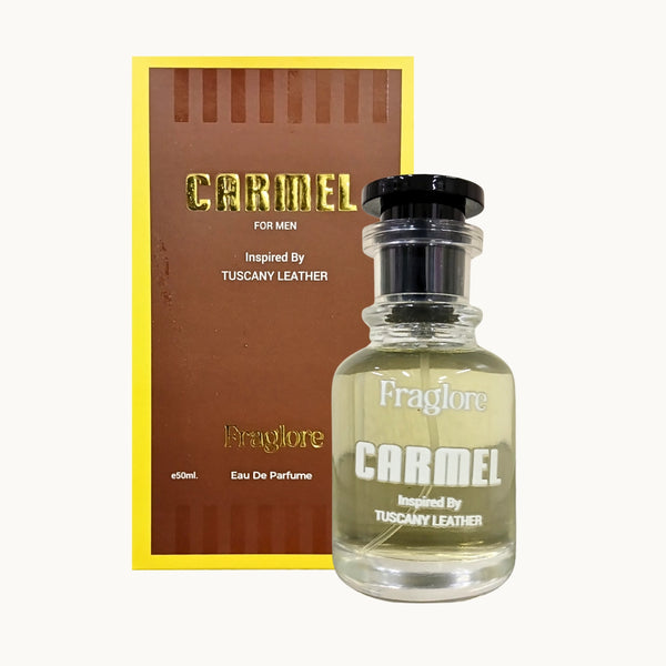Carmel leather, amber, fruity perfume by Naturalize by Dr. Bilquis in Pakistan