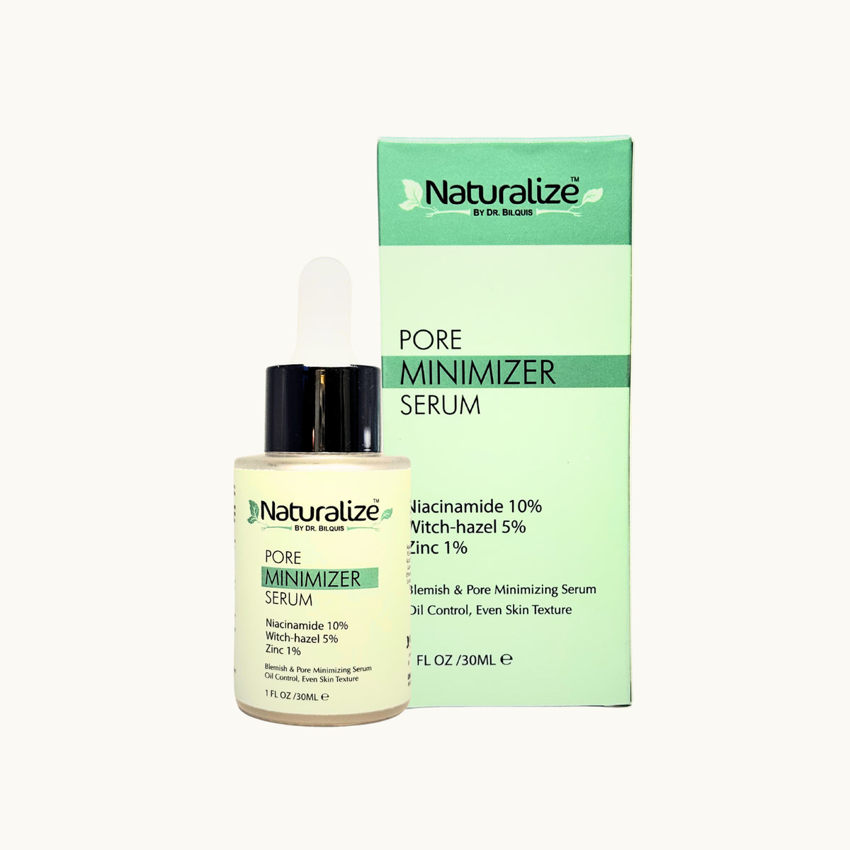 Pore Minimizer Serum by Naturalize - deep cleansing skincare product for cleansers & face wash