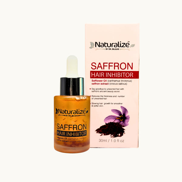 Saffron Hair Inhibitor by Naturalize - hair growth care product for hair care